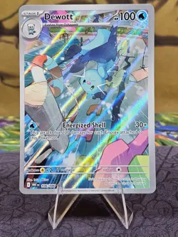 Dewott 106/086 Sv: White Flare Pokemon Holo Illustration Rare NM- - Image 1