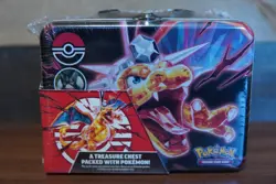 Charizard Collector's Treasure Chest Lunch Box Tin Pokemon TCG Brand NEW Sealed - Image 1