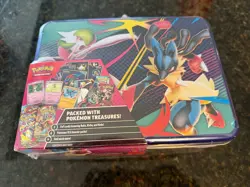 2025 Pokemon TCG Collector Treasure Chest Lunch Box Tin - Factory SEALED (2/2) - Image 1