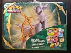 Pokemon TCG 2022 Factory Sealed Treasure Chest Lunch Box Tin - Image 1