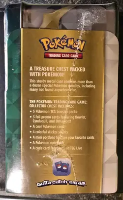 Pokemon TCG 2022 Factory Sealed Treasure Chest Lunch Box Tin - Image 5
