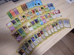 Small Lot of 60 Vintage WOTC Pokemon Cards with Sleeves - Image 3