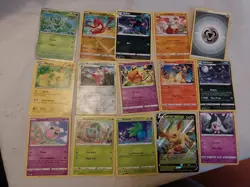Genuine Unsorted Small Collection Job Lot of Pokemon Pokemon Cards - Image 1