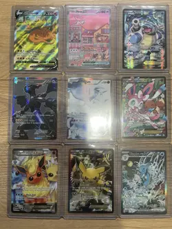 Small Pokemon Card Collection X9 Cards Job Lot Bundle - Image 1