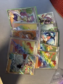 SMALL lot of 10 Trainer Pokemon Cards - Image 1