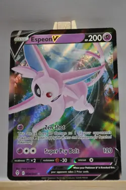 Espeon V 064/203 SWSH Evolving Skies ULTRA RARE HOLO Pokemon Card Near Mint - Image 1