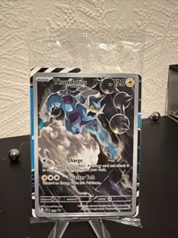 Pokemon TCG - Thundurus SVP 209 - Black Bolt ETB Black Star Promo (SEALED) - Image 1