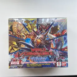 BANDAI Digimon Card Game Booster Pack WORLD CONVERGENCE BT-21 Box Toy New - Image 1