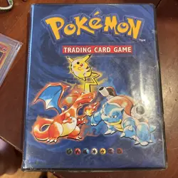 Old Pokemon binder With Cards 1st Editions And Promos!!! Comes With Vintage Bind - Image 2