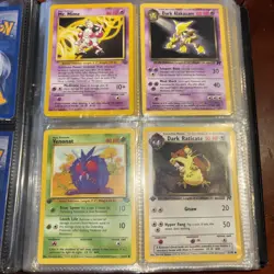 Old Pokemon binder With Cards 1st Editions And Promos!!! Comes With Vintage Bind - Image 4