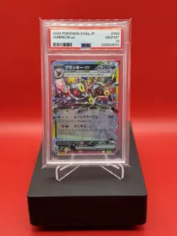 PSA 10 Umbreon ex 093/187 RR Terastal Festival sv8a Pokemon Card - Image 1