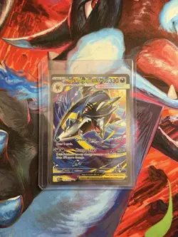 Mega Sharpedo EX SIR 127/094 Pokemon Mega Evolution Phantasmal Flames NM - Image 1