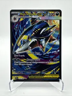 Pokemon TCG - Mega Sharpedo ex 127/094 SIR - Mega Evolution Phantasmal Flames - Image 1