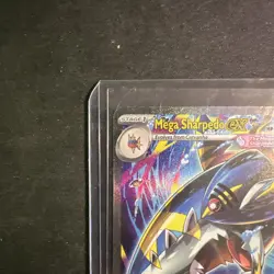 Mega Sharpedo EX SIR 127/094 Pokemon Mega Evolution Phantasmal Flames NM - Image 3