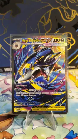 Pokemon TCG - Mega Sharpedo ex 127/094 SIR - Mega Evolution Phantasmal Flames - Image 1