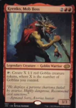 Krenko, Mob Boss - Jumpstart 2022: #564, Magic: The Gathering Nm R238 - Image 1
