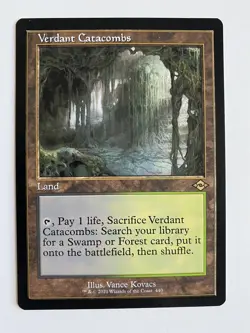 Verdant Catacombs *Retro Frame* MH2 MT/NM Modern Horizons 2 Combined Shipping - Image 1