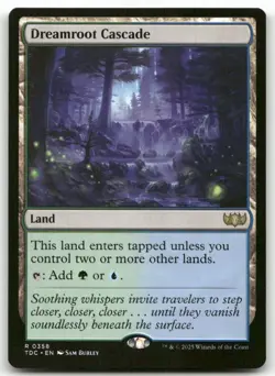 Dreamroot Cascade #358 MTG Tarkir Dragonstorm TDC NM X1 - Image 1