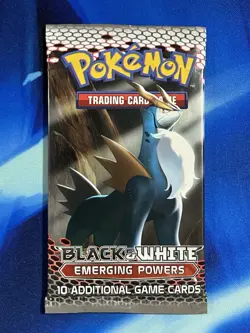Pokemon 2011 Black & White Emerging Powers Booster Pack Sealed Cobalion Art - Image 1