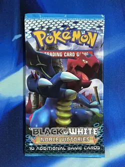 Pokemon TCG 2011 Black & White Noble Victories Booster Pack Sealed Druddigon Art - Image 1