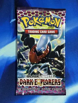 Pokemon TCG 2012 Black & White Dark Explorers Booster Pack Sealed Darkrai Art - Image 1