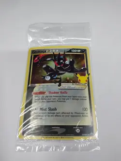 MINT Pokemon Celebrations Greninja Gold Star Star Promo Holo Sealed #SWSH144 - Image 1
