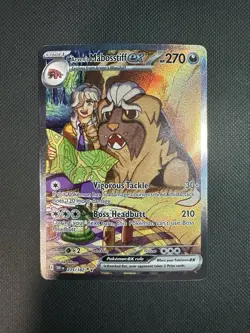 The Pokemon Company Arven's Mabosstiff ex 235/182 Destined Rivals Holo SIR - Image 1