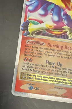 2007 Pokemon Diamond & Pearl Black Star Promos Infernape LV.X #DP10 See Pictures - Image 3