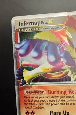 2007 Pokemon Diamond & Pearl Black Star Promos Infernape LV.X #DP10 See Pictures - Image 4