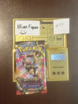 VERY HEAVY! BIG HITUUU 22.50g Phantasmal Flames Pokemon TCG Booster (SEALED) - Image 1