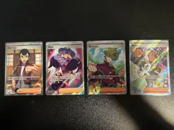 Pokemon TCG Lot of 4 Full Art Supporters NM/LP Brassius, Opal, Ryme, Norman M/LP - Image 1