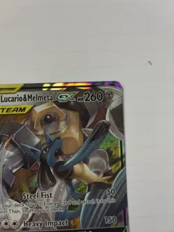 Lucario & Melmetal GX 120/214 Sm-Unbroken Bonds Holo Pokemon Nm - Image 2