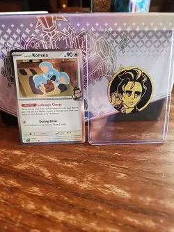 Pokemon TCG - Ascended Heroes Larry's Komala - 175/217 With Larry Coin! - Image 1