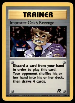 Pokemon WOTC Team Rocket 2000 Imposter Oak's Revenge No. 76 - Image 1