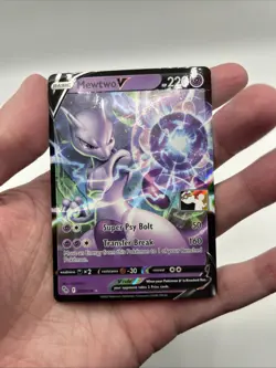 030/078 Mewtwo V Prize Pack Series Stamped Play Pokemon TCG GO - Image 4