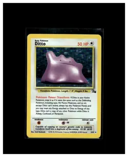 1999 Pokemon TCG Ditto 3/62 Fossil Holo - Image 1