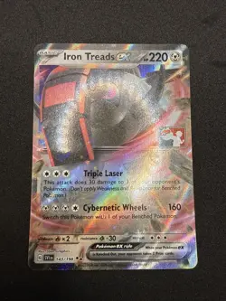 Iron Treads EX 143/198 Scarlet Violet Pokemon Play Stamped Prize Pack - Image 1