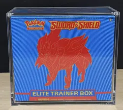 POKEMON SWORD & SHIELD BASE SEALED ELITE TRAINER BOX ETB W CASE SWSH01 ZAMAZENTA - Image 1