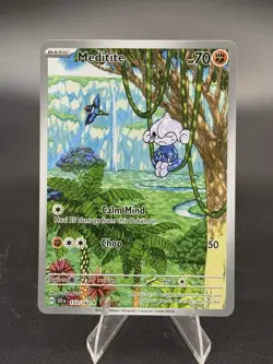 Meditite - 153/142 - Stellar Crown - Illustration Rare - NM - Pokemon TCG - Image 1