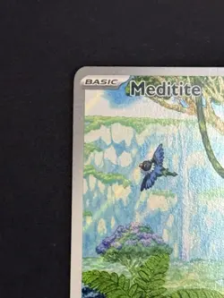 Meditite 2024 Pokemon Stellar Crown 153/142 Illustration Rare NM/M - Image 2