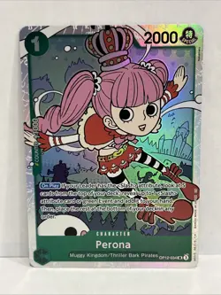Perona OP12-034 SR Legacy of the Master Foil One Piece TCG NM English NM - Image 1