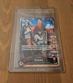 One Piece TCG Shanks OP09-001 Card from PSA Magazine Sealed Promo Card - Image 1