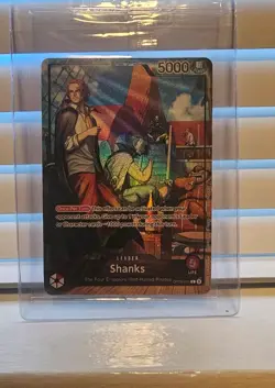 Shanks OP09-001 Leader PSA Magazine Promo 2025 - SEALED One Piece TCG - Image 1
