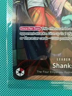 One Piece TCG: Shanks OP09-001 Card PSA Magazine Promo, Sealed - Image 5