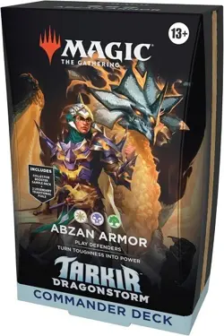 Magic The Gathering Tarkir: Dragonstorm Commander Deck - Abzan Armor - Image 1