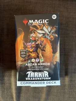 MTG Magic The Gathering Tarkir Dragonstorm Abzan Armor Commander Deck New Sealed - Image 1