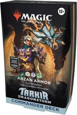 Magic The Gathering Tarkir: Dragonstorm Commander Deck - Abzan Armor - Image 1