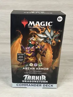 MTG Magic The Gathering Tarkir Dragonstorm Abzan Armor Commander Deck New Sealed - Image 2