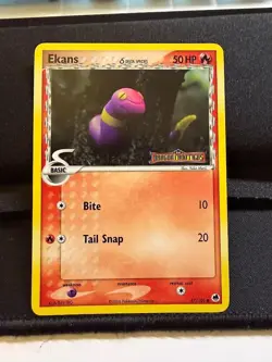 Pokemon EX Dragon Frontiers Ekans Reverse Holo (47/101) NM/LP - Image 1
