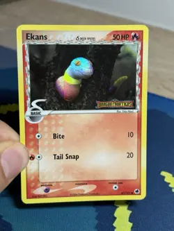 Ekans 47/101 2006 EX Dragon Frontiers Pokemon Card Reverse Holo Yuka Morri Art - Image 3